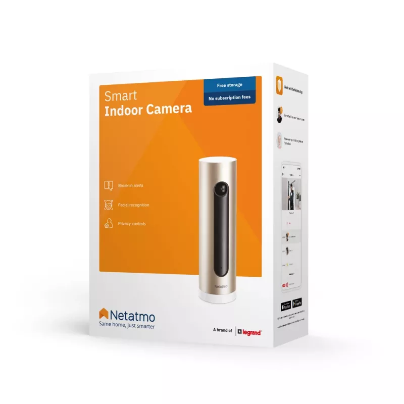 Netatmo Welcome IP apsaugos kamera vidaus patalpoms 1920 x 1080 pikselių stalas