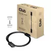 CLUB3D USB Gen2 Type C laidas 4K60Hz, 10Gbps, 100W įkrovimas, 1 m, M/F