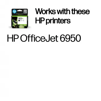 HP 903XL didelės talpos juoda originali rašalo kasetė