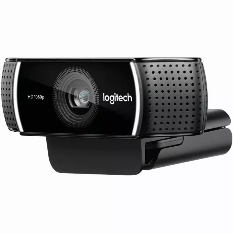 Logitech C922 internetinė kamera, 1920 × 1080 pikselių, USB, juoda