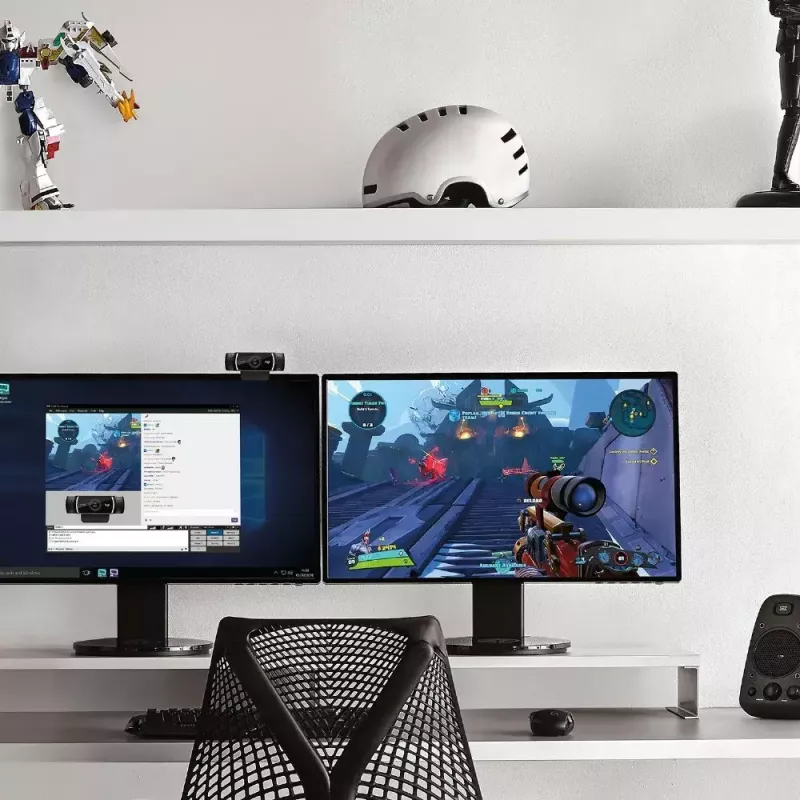Logitech C922 internetinė kamera, 1920 × 1080 pikselių, USB, juoda