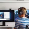 Logitech C922 internetinė kamera, 1920 × 1080 pikselių, USB, juoda