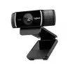 Logitech C922 internetinė kamera, 1920 × 1080 pikselių, USB, juoda