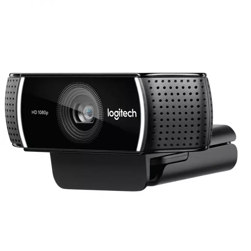 Logitech C922 internetinė kamera, 1920 × 1080 pikselių, USB, juoda
