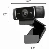 Logitech C922 internetinė kamera, 1920 × 1080 pikselių, USB, juoda
