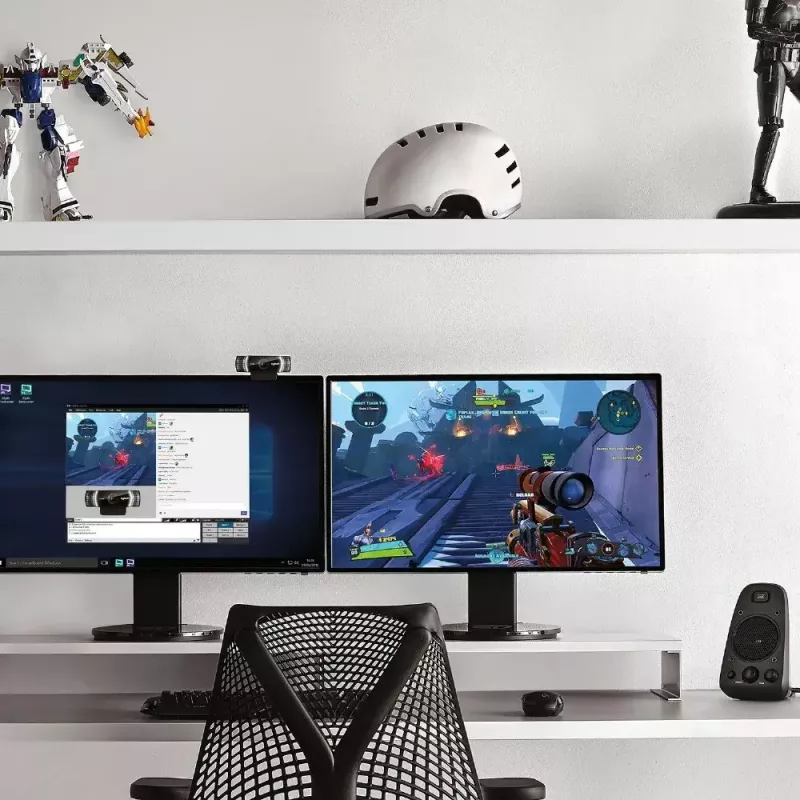Logitech C922 internetinė kamera, 1920 × 1080 pikselių, USB, juoda