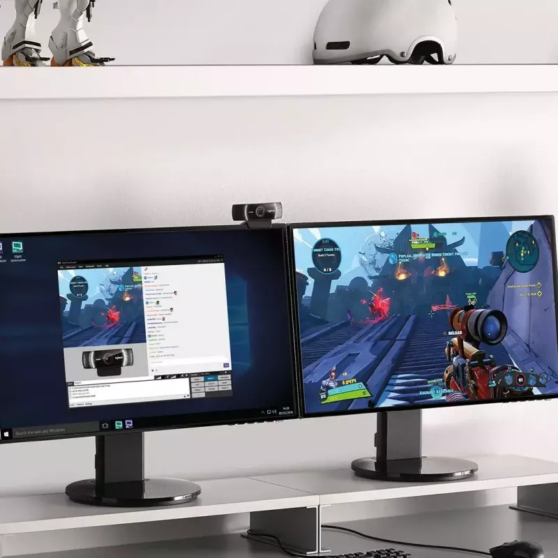 Logitech C922 internetinė kamera, 1920 × 1080 pikselių, USB, juoda
