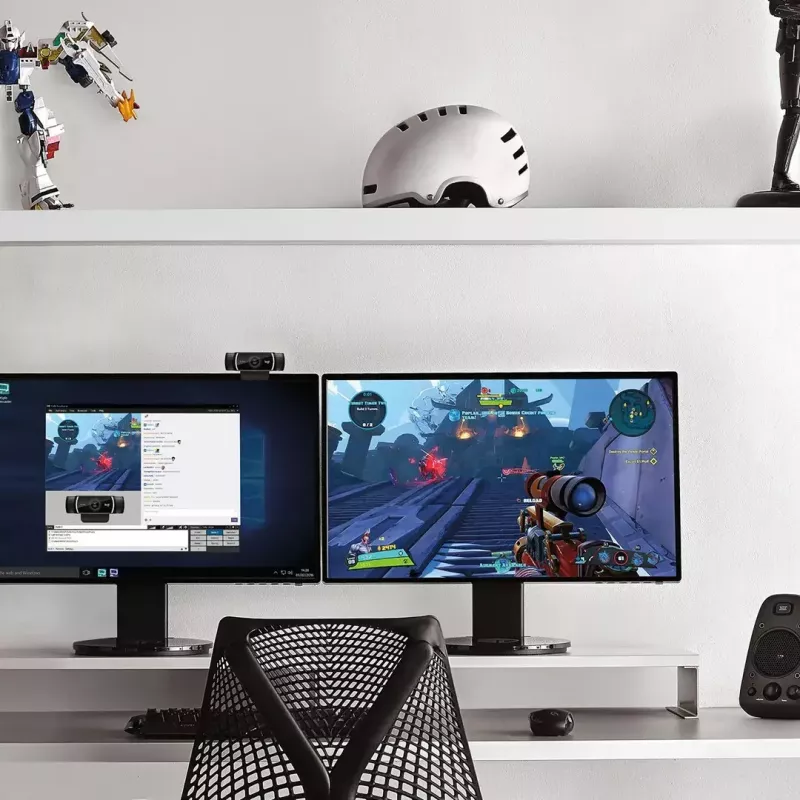 Logitech C922 internetinė kamera, 1920 × 1080 pikselių, USB, juoda