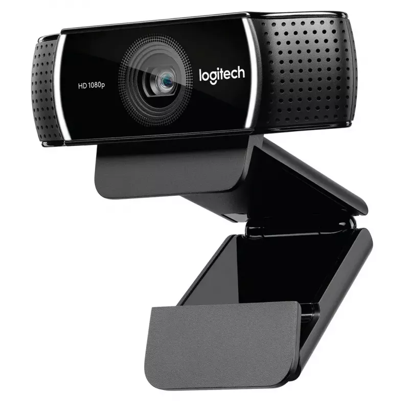 Logitech C922 internetinė kamera, 1920 × 1080 pikselių, USB, juoda