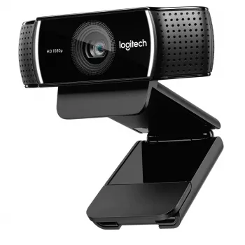 Logitech C922 internetinė kamera, 1920 × 1080 pikselių, USB, juoda