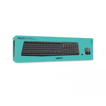 Belaidės klaviatūros ir pelės rinkinys Logitech MK235