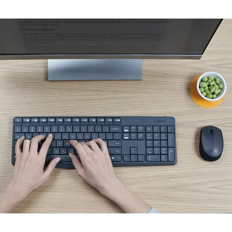 Belaidės klaviatūros ir pelės rinkinys Logitech MK235