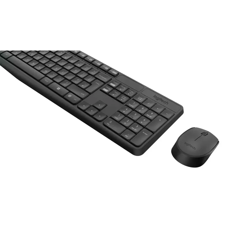 Belaidės klaviatūros ir pelės rinkinys Logitech MK235