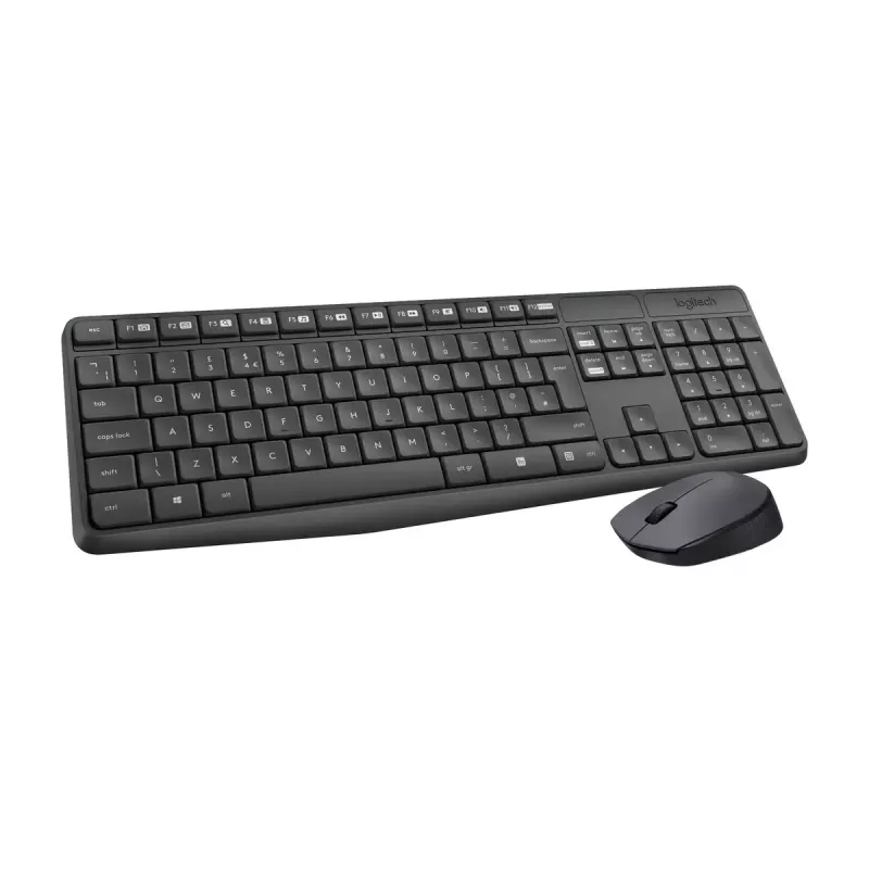 Belaidės klaviatūros ir pelės rinkinys Logitech MK235