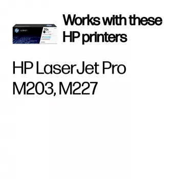 Kasetė HP CF230A, juoda, 1600 puslapių, skirta HP LaserJet M203