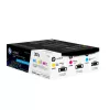 HP 201X 3 vnt. didelės išeigos originalūs LaserJet toneriniai kasetės (žydra/magenta/geltona) su JetIntelligence
