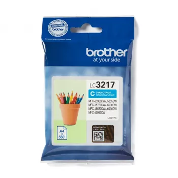 Originali Brother LC3217C rašalo kasetė, cianginė, 1 vnt.