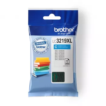 Originali Brother LC3219XLC kasetė su rašalu, didelės talpos (XL), ciano spalva, 1 vnt.