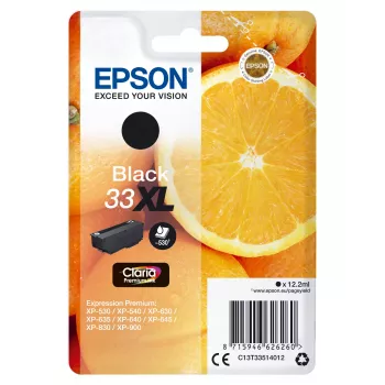 Epson Original 33XL Claria Premium rašalo kasetė, juoda, viena