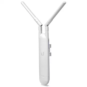Prieigos taškas UBIQUITI Unifi AC Mesh UAP‑AC‑M — dviejų juostų 2,4/5 GHz, 1167 Mbit/s, PoE, lauko/patalpų, baltas