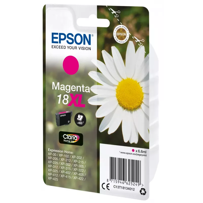 Epson Daisy Singlepack Magenta 18XL Claria Home rašalo kasetė