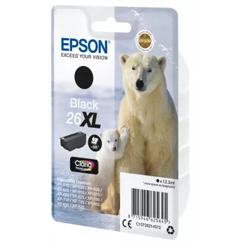 Kasetė Epson 26XL Juoda 500 puslapių Rašalas C13T26214012