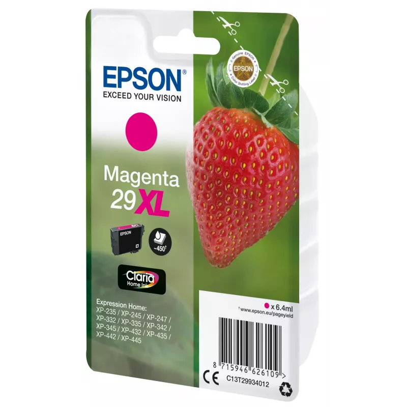 Kasetė rašalinė Epson 29XL Claria Home, rausvai violetinė, vienkartinė