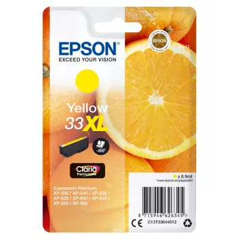 Epson Original 33XL Claria Premium geltonas rašalo kasetė vienkartinė