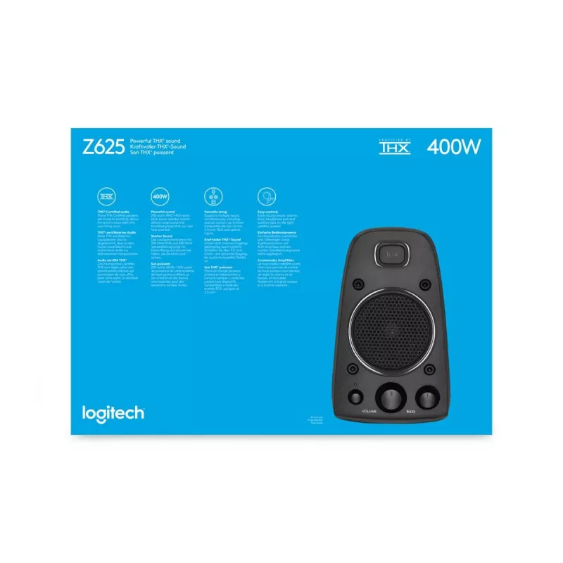 LOGITECH Z625 2.1 kanalų 200 W juoda