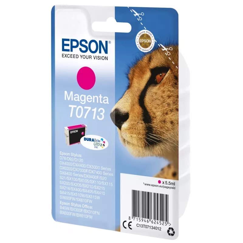 Epson T0713 DURABrite Ultra rašalo kasetė (violetinė, vienetinė)