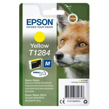 Epson T1284 DURABrite Ultra rašalo kasetė, geltona, 3,5 ml