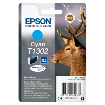 Epson Stag Singlepack Cyan T1302 DURABrite Ultra rašalo kasetė