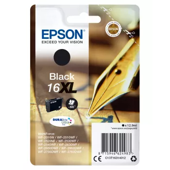 Epson rašalo kasetė Singlepack juoda 16XL DURABrite Ultra