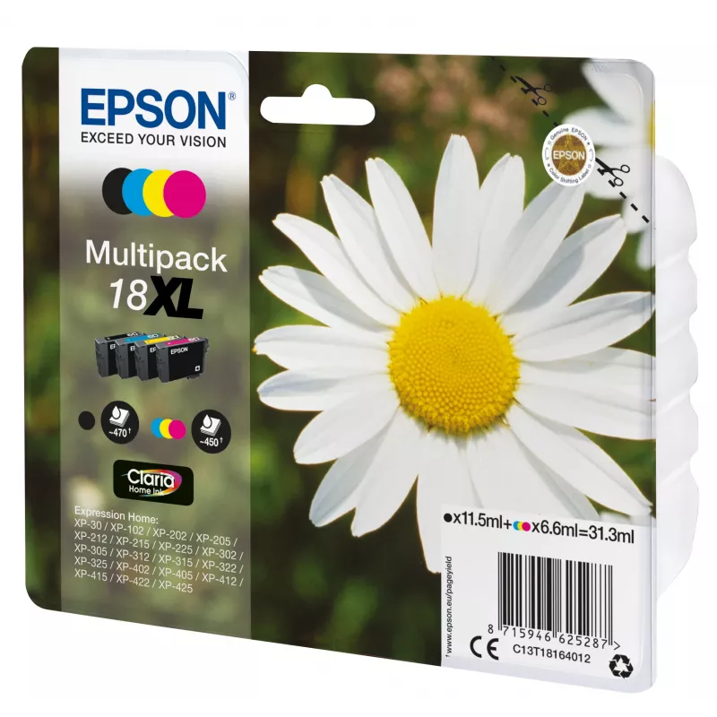 Epson Daisy Multipack 4 spalvos 18XL Claria Home rašalas