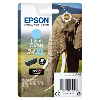 Kasetė Epson 24XL Cyan 740 puslapių C13T24354012