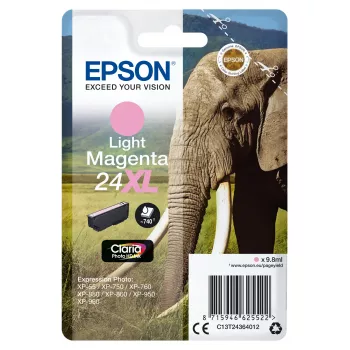 Kasetė Epson 24XL ryškiai rožinė 740 puslapių C13T24364012