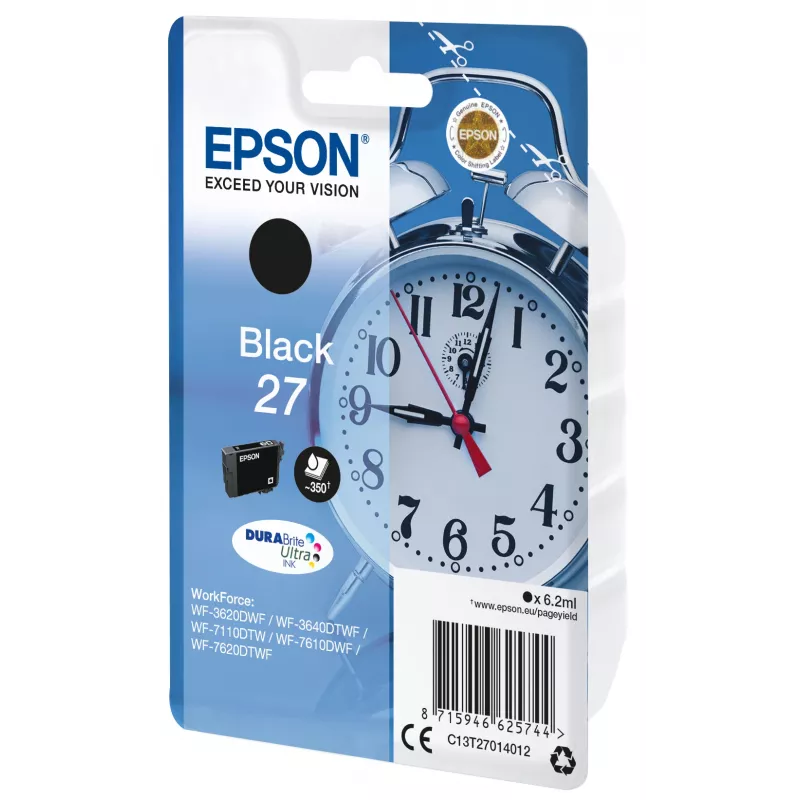 Epson DURABrite Ultra 27 originalus rašalo kasetė, juoda, standartinė talpa, 1 vnt.