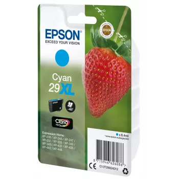 Epson 29XL Claria Home rašalinė kasetė, žydra, didelės talpos (XL), 6,4 ml, 1 vnt., 450 puslapių