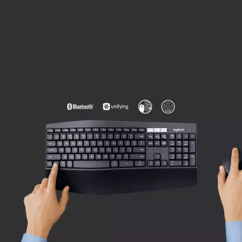 LOGITECH Wireless Combo Mk850 Performance 2.4GHz - QWERTZ vokiškas išdėstymas