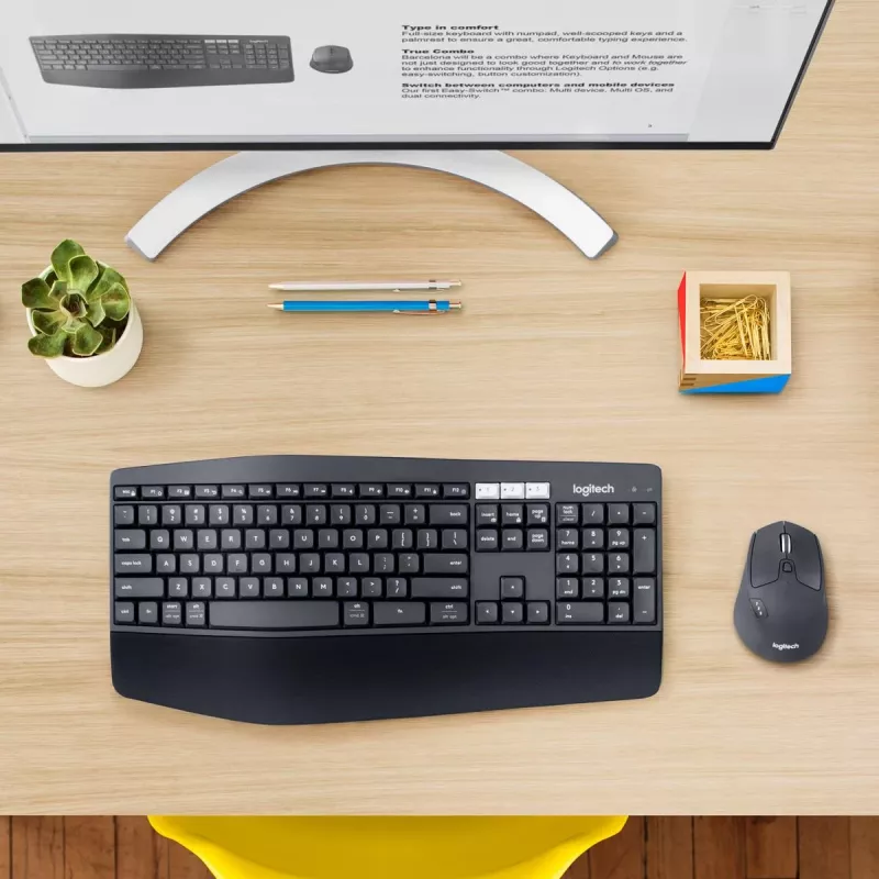 LOGITECH Wireless Combo Mk850 Performance 2.4GHz - QWERTZ vokiškas išdėstymas