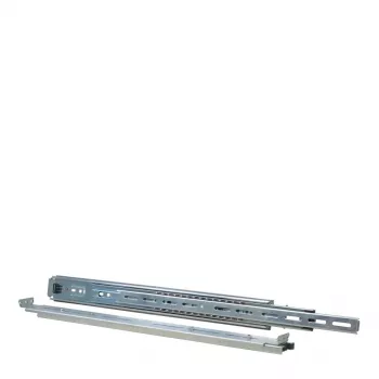 INTER-TECH 19 colių stelažiniai bėgeliai (1U, 30 kg, sidabriniai, 88887195)