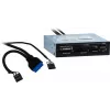 Kortelių skaitytuvas Inter-Tech CI-01 USB 3.2 Gen 1 vidinis juodas