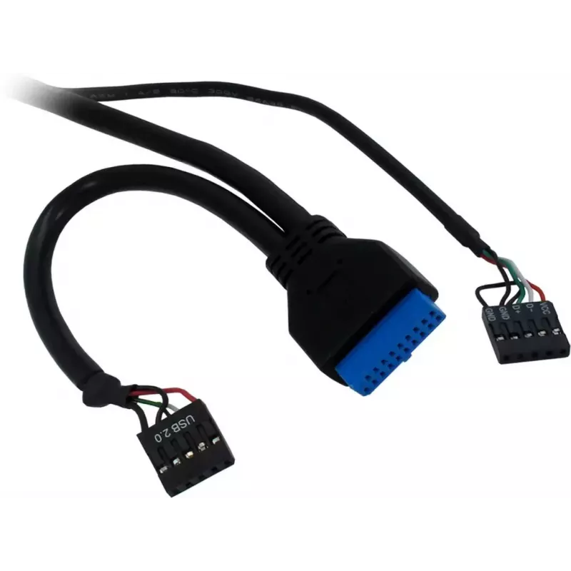 Kortelių skaitytuvas Inter-Tech CI-01 USB 3.2 Gen 1 vidinis juodas