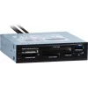Kortelių skaitytuvas Inter-Tech CI-01 USB 3.2 Gen 1 vidinis juodas