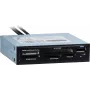 Kortelių skaitytuvas Inter-Tech CI-01 USB 3.2 Gen 1 vidinis juodas