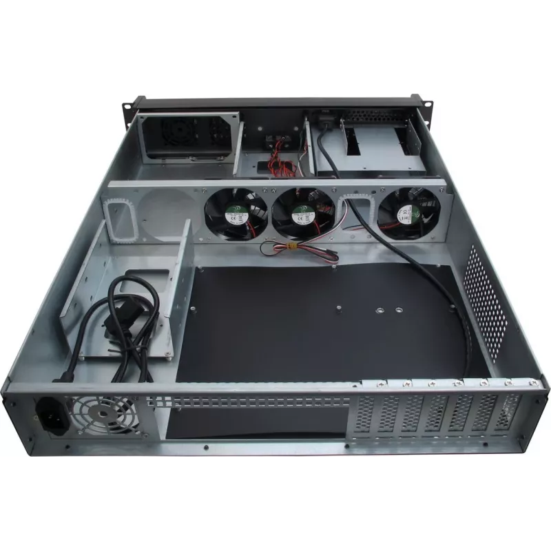 Serverio korpusas Inter-Tech IPC 2U-2098-SL Rack juodas