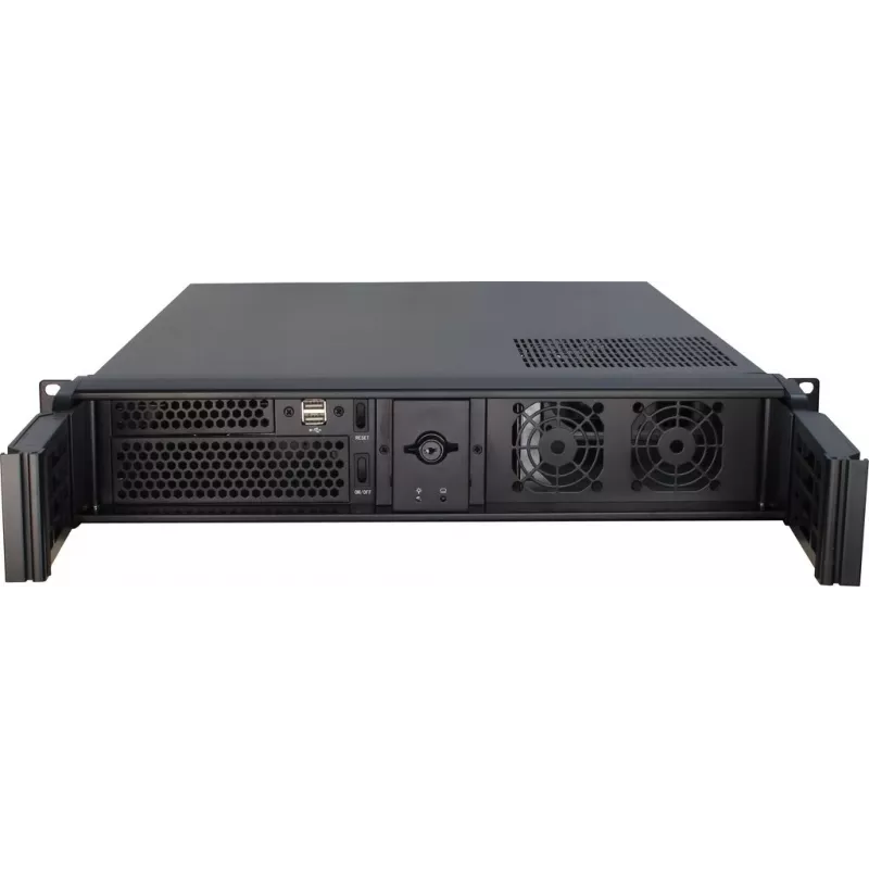 Serverio korpusas Inter-Tech IPC 2U-2098-SL Rack juodas
