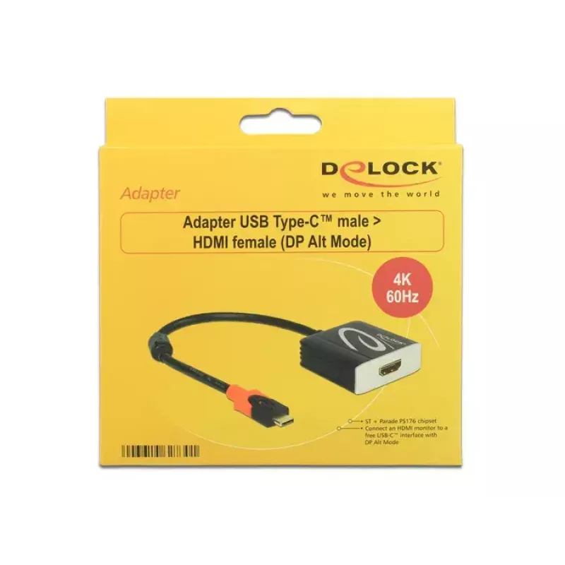USB-C į HDMI vaizdo adapteris DeLOCK 62730