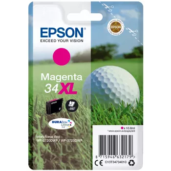 Kasetė Epson 34XL rausvai raudona 950 puslapių C13T34734010