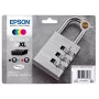 Epson 35XL DURABrite Ultra daugkartinis rašalo kasetės rinkinys (juoda, žydra, purpurinė, geltona)